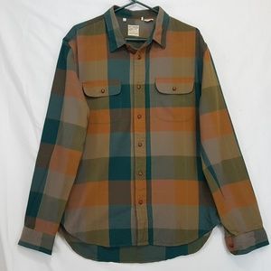 Levis LVC Western Longhorn Green Plaid Shirt